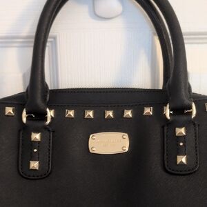 Michael Kors Black Studded Women's Bag
